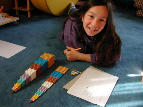 Montessori Material ist wertvoll und ästhetisch